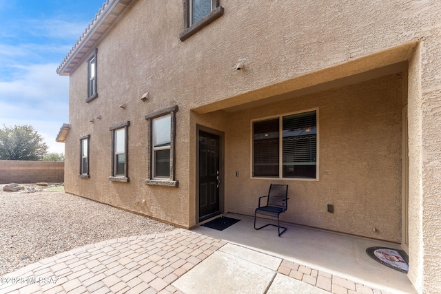 exterior space featuring a patio area