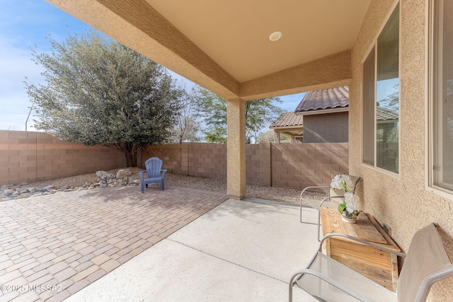 view of patio