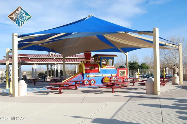 view of communal playground