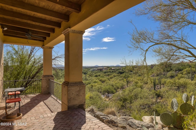 view of patio