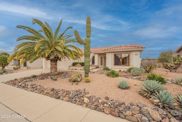 view of mediterranean / spanish-style house