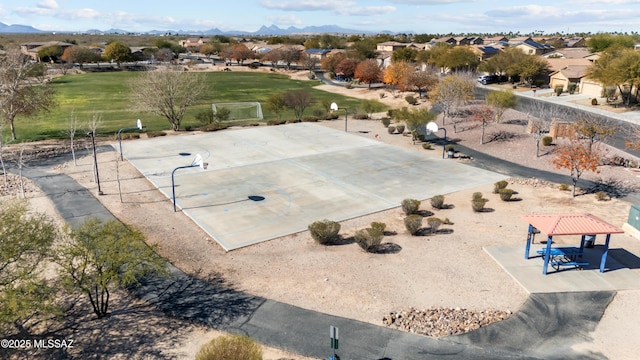 7715 E Fair Meadows Loop, Tucson, AZ 85756 - aerial perspective of suburban area featuring a mountainous background