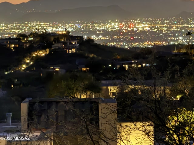 view of city featuring a mountain view