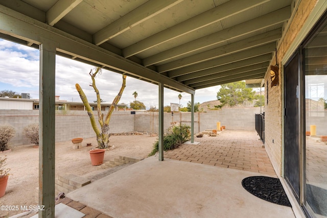 view of patio