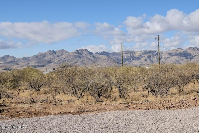 view of mountain feature