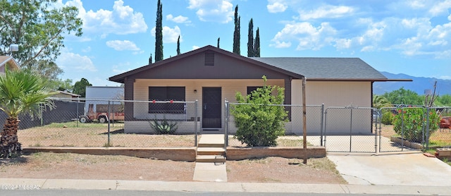 view of front of home