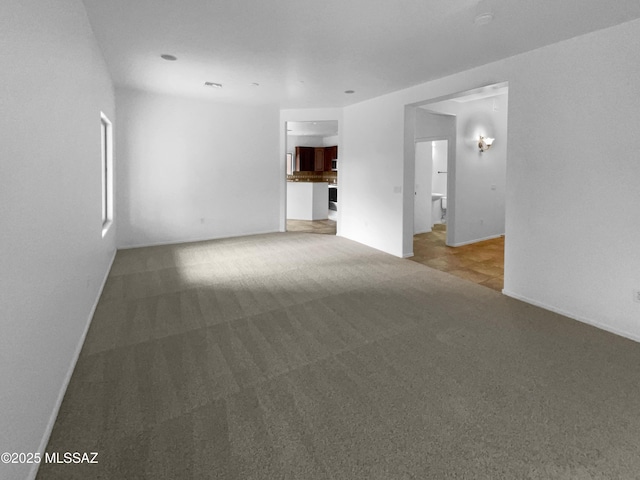 interior space with carpet floors