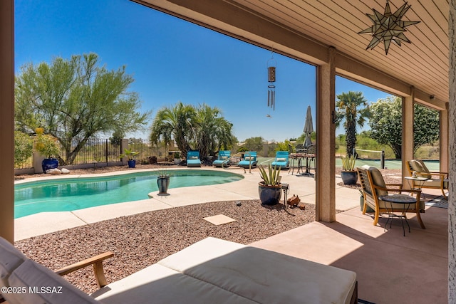 1943 W Desert Highlands Dr, Oro Valley, AZ 85737 - view of pool with a patio