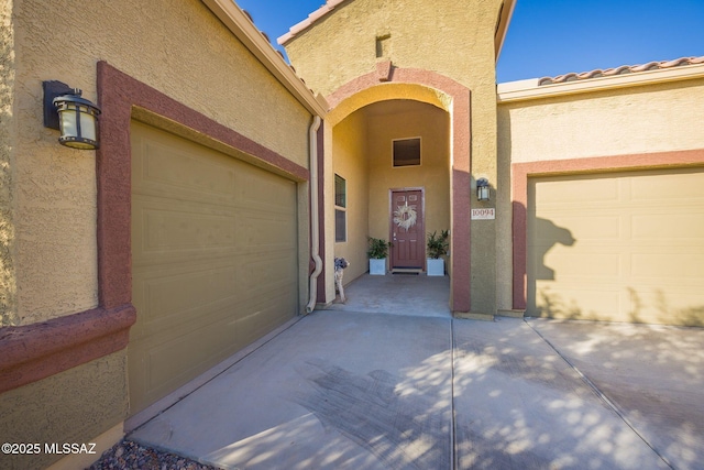 view of exterior entry