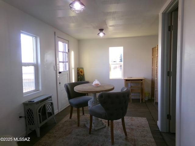 view of dining room