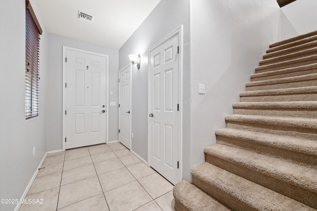 view of tiled entryway