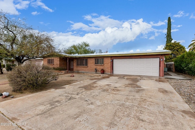 ranch-style house with a garage