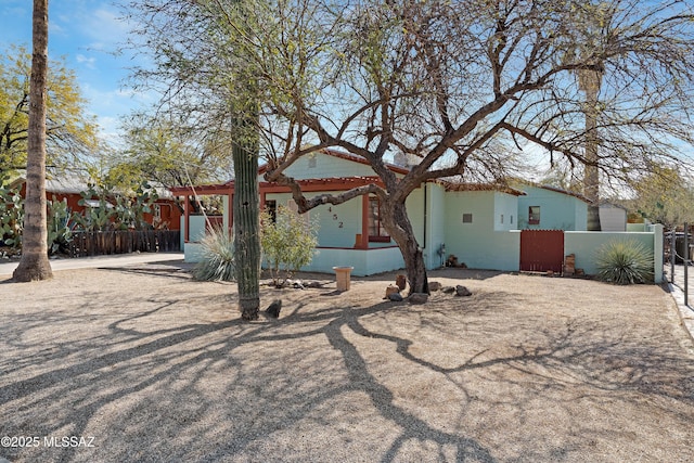 view of front of home