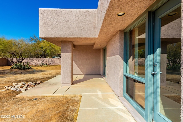 view of patio / terrace with french doors