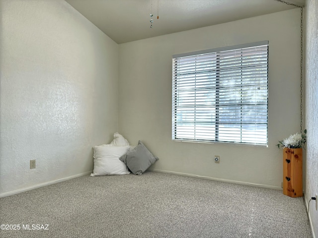 spare room featuring carpet