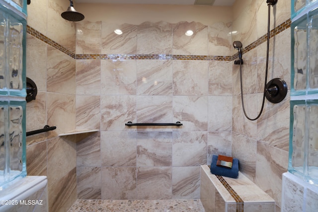 925 N Rancho Del Jefe Loop, Tucson, AZ 85748 - bathroom with tiled shower