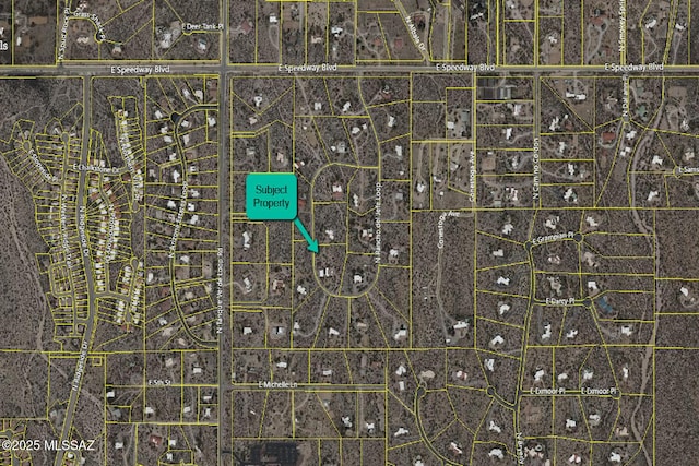925 N Rancho Del Jefe Loop, Tucson, AZ 85748 - aerial map of property and surrounding area