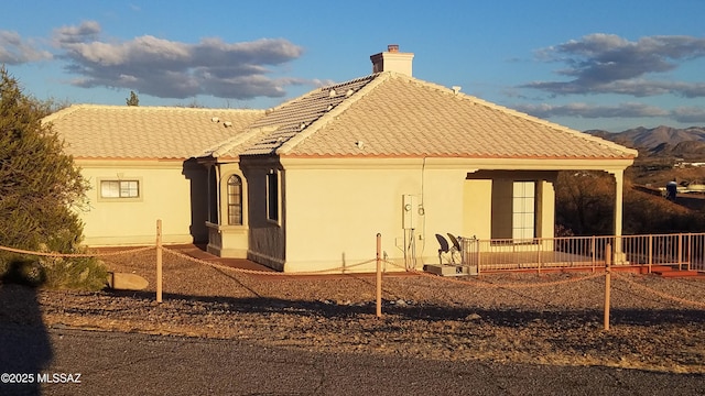 view of home's exterior