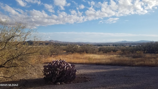 view of mountain feature