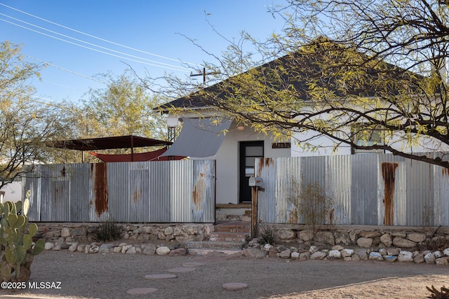 view of property exterior