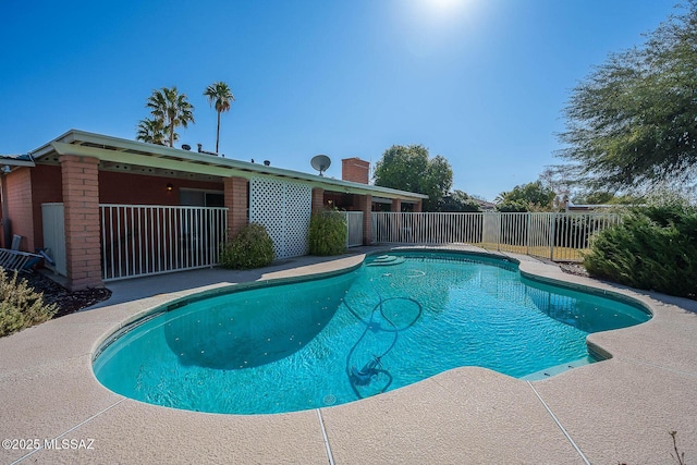 view of pool