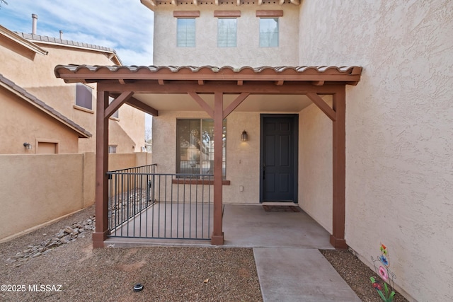view of property entrance