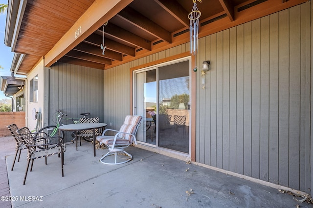 view of patio