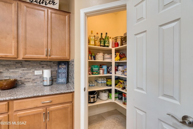 view of pantry