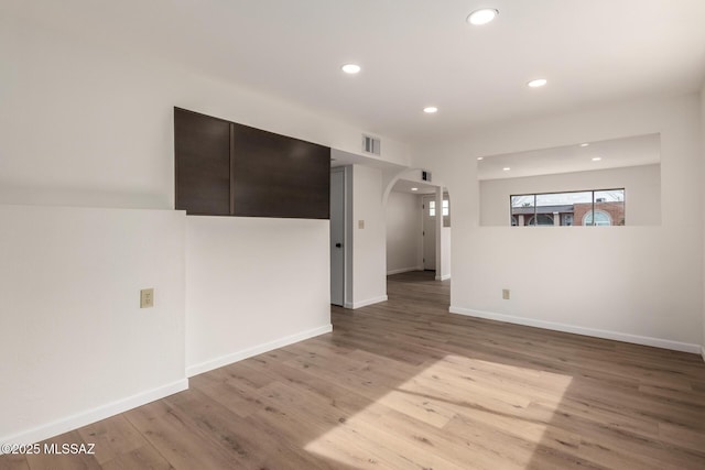 interior space featuring light hardwood / wood-style flooring