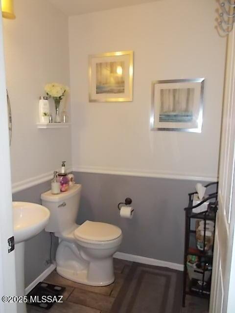 bathroom with toilet