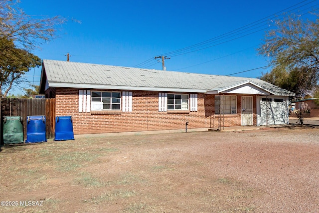 view of ranch-style house