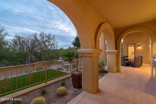 view of patio