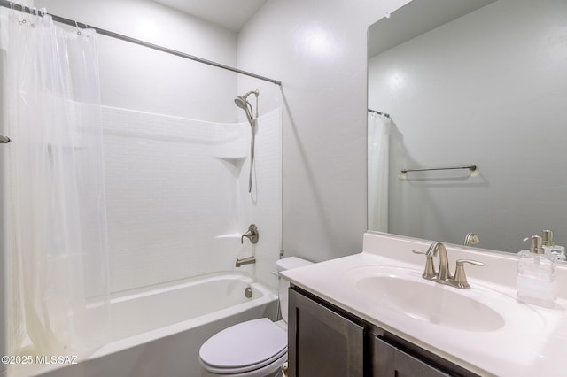 10139 N Sand Sage Trl, Marana, AZ 85653 - full bathroom with vanity, toilet, and shower / bath combo