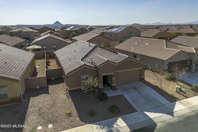 10139 N Sand Sage Trl, Marana, AZ 85653 - aerial view featuring a mountain view
