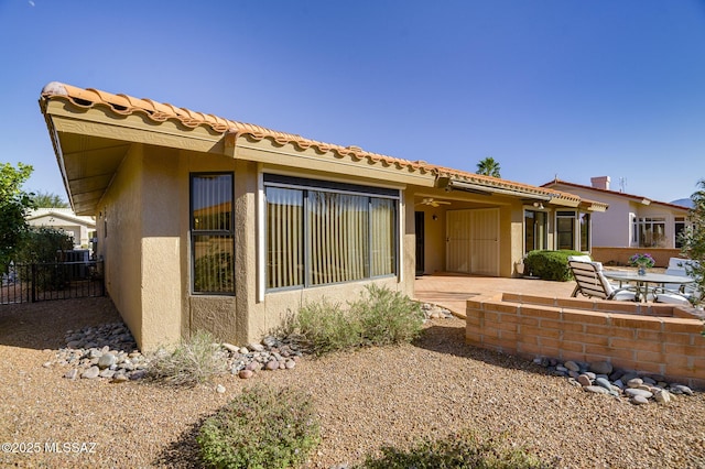 exterior space with a patio