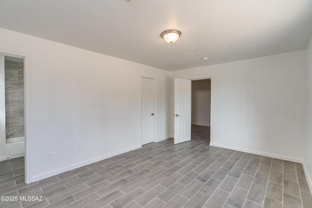 empty room featuring light hardwood / wood-style floors