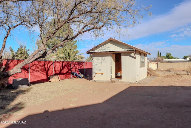 view of outbuilding