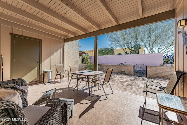 view of patio / terrace