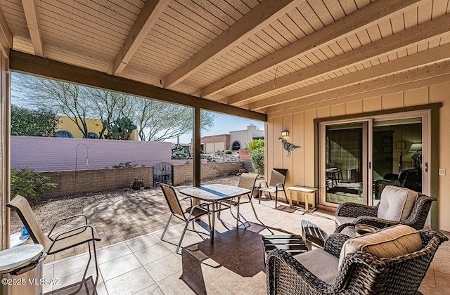 view of patio