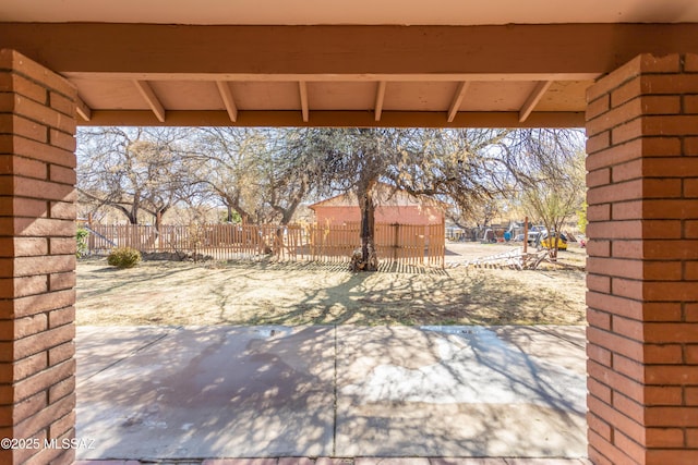 view of patio