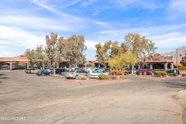 view of car parking