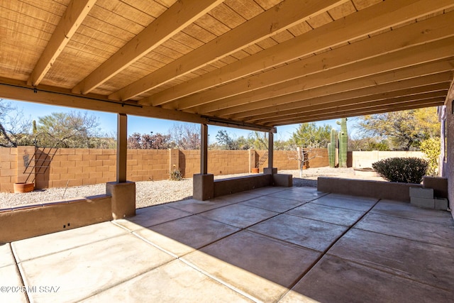 view of patio
