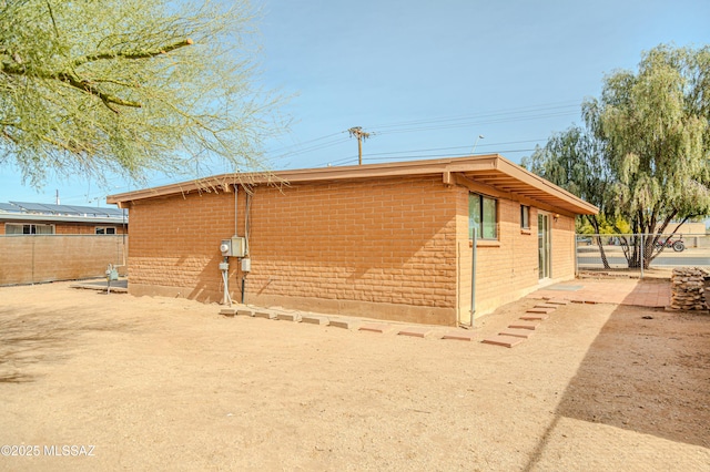 view of property exterior