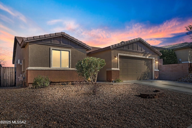 view of ranch-style home