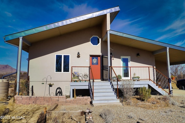view of front of home
