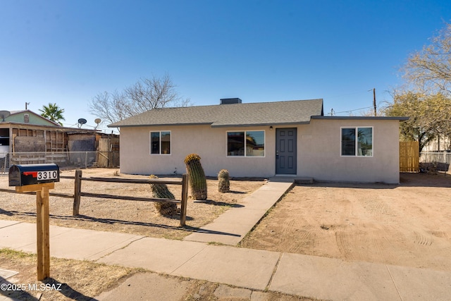 view of ranch-style house