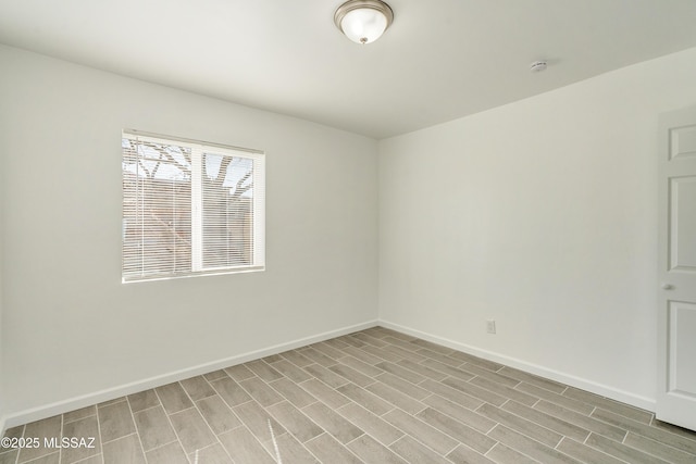 unfurnished room featuring light hardwood / wood-style flooring