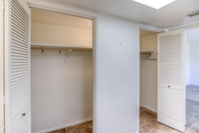 view of closet