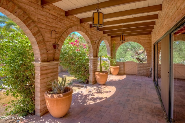 view of patio