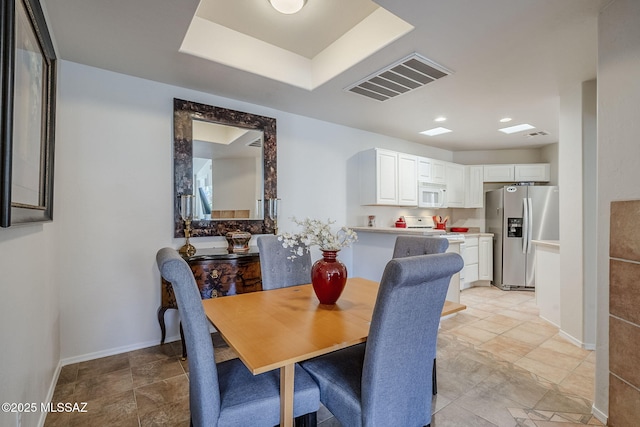 view of dining room